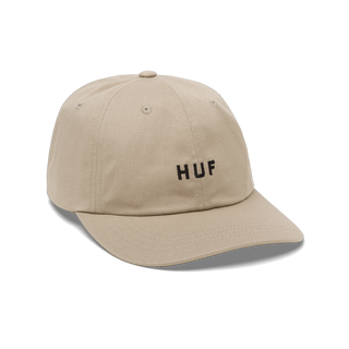HUF OG 6 Pannel Strapback Hat (Oatmeal)