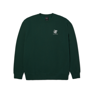 Huf x Bronze 56K Crewneck Forest Green