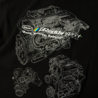 Huf x Greddy Motors T-Shirt (black)