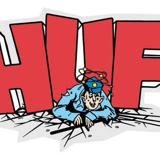 HUF The Drop Sticker