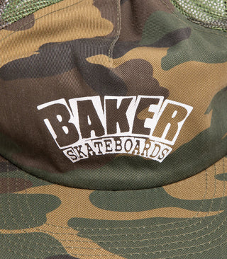 BAKER Arch Logo Camo Trucker Hat