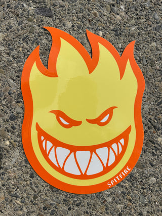 Spitfire Bighead Two Tone Logo Sticker 6"