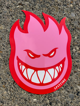 Spitfire Bighead Two Tone Logo Sticker 6"