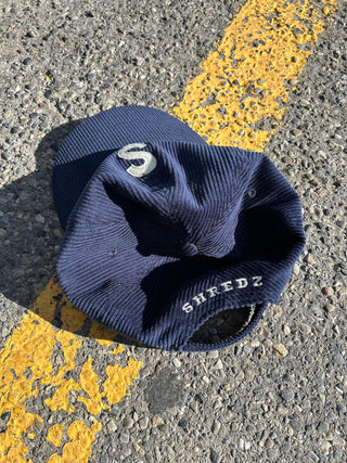 Shredz Varsity Hat (navy cord)