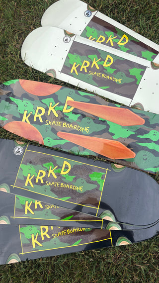 Krooked Kamo Wheel Wells Deck (8.25)
