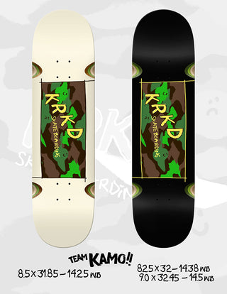 Krooked Kamo Wheel Wells Deck (8.25)