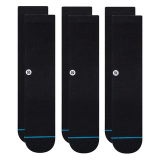 Stance STP Icon Socks 3-Pack (black)