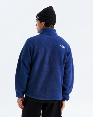 The North Face Mens Fleeski 1/4 Zip Pullover (Bold Blue)