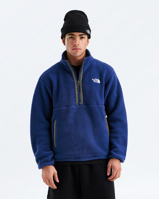 The North Face Mens Fleeski 1/4 Zip Pullover (Bold Blue)