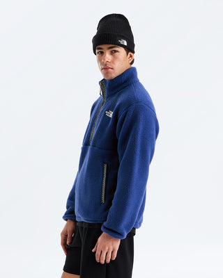 The North Face Mens Fleeski 1/4 Zip Pullover (Bold Blue)
