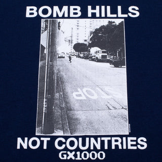 GX1000 Bomb Hills Not Countries T-Shirt (Navy)