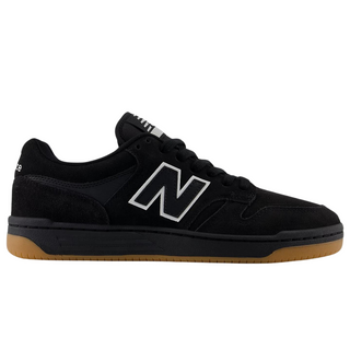 New Balance 480 Skateboarding Shoe Black White Gum