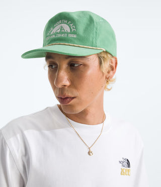 The North Face NORM 5 PANEL HAT (Dimmed Algae/EST 1966 G)