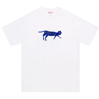 Poets Cat T-Shirt (White)