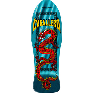 Powell Peralta CAB Chinese Dragon Reissue Aqua Foil Deck