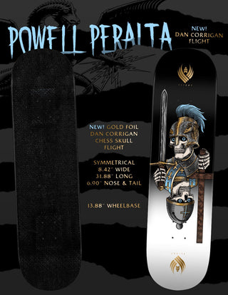 Powell Peralta Corrigan Chess Skull Flight Deck (8.42)