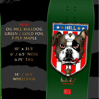 Powell Peralta Hill Bulldog 15 Re-Issue Deck