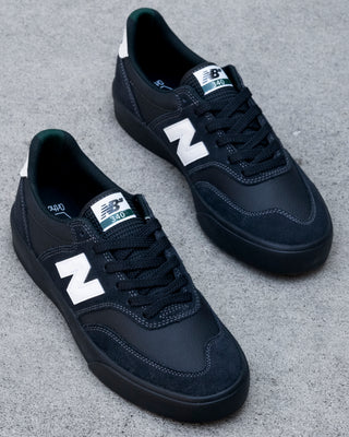 New Balance #340 Shoes (Black/White)