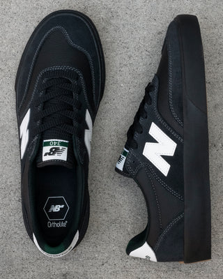 New Balance #340 Shoes (Black/White)