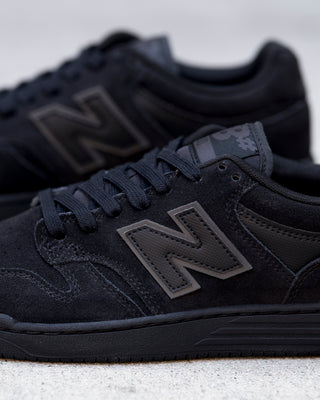 New Balance #480 Shoes (WIDE) (Black)