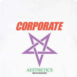 Sci-Fi Corporate Aesthetics TEE (White)