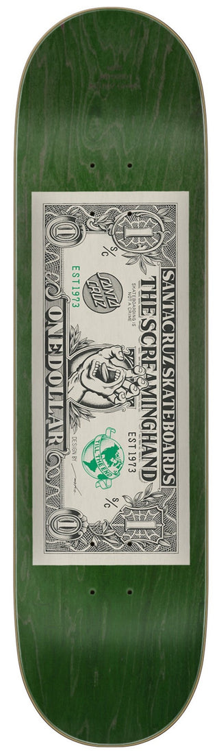 Santa Cruz Dollar Hand Birch Deck (8.25)