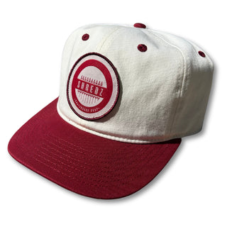 Shredz Shredded Wheat Hat (cream/crimson)