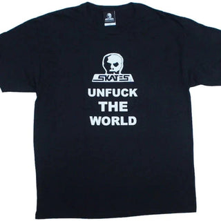 Skull Skates Unfuck The World T-shirt