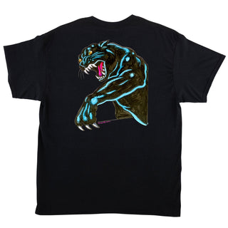 Santa Cruz Natas Panther Sketch T-Shirt (Black)