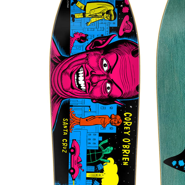 Santa Cruz Reissue Obrien Mutant City Deck 9.75x31.85 Pre-Book