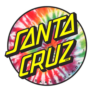 Santa Cruz Tie Dye Dot Sticker (3")