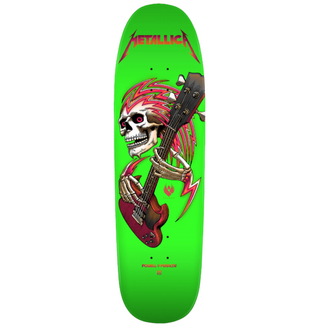 Powell Peralta Flight Metallica Collab Skateboard Deck Lime Green (9.265x32)