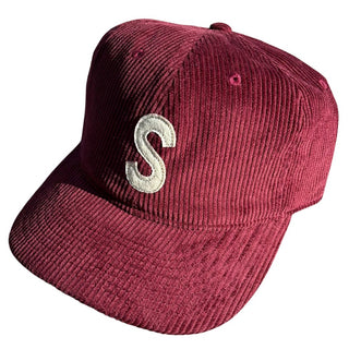Shredz Varsity Hat (burgundy cord)