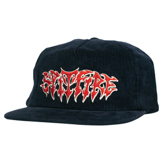 Spitfire Demon Script Snapchat Hat (Navy Cord)