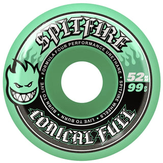 Spitfire Formula Four Conical Full 99D Wheels (52mm) Mint