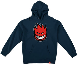 Spitfire Bighead Fill Hoodie (Navy/Red)