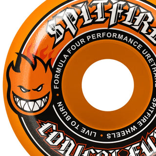 Spitfire Formula Four Conical Full 99D Wheels (56mm) Orange