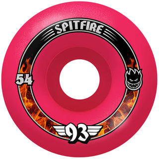 Spitfire Formula Four Radial 93D Wheels (54mm) Pink