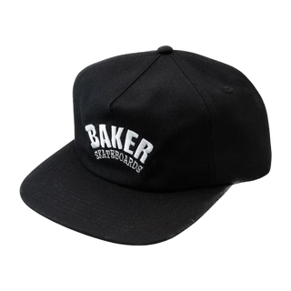 BAKER Arch Logo Black Snapback