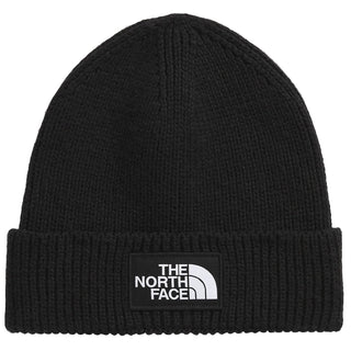 The North Face Logo Box Cuffed Beanie (TNF Black)