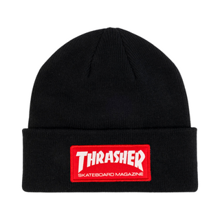 Thrasher Skate Mag Patch Beanie (Black)