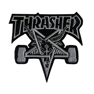 Thrasher Skate Goat Patch (Black)