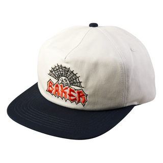 Baker Jollyman Snapback Hat (White/ Navy)