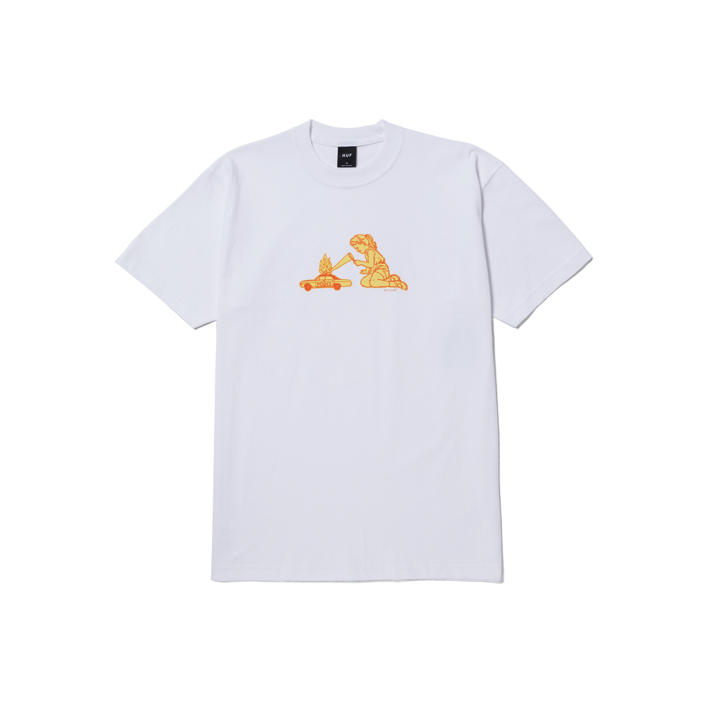 Huf Playtime T-Shirt (White) – Shredz Shop Skate