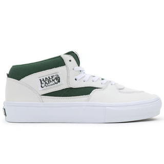 VANS SKATE HALF CAB SHOES (WHITE/GREEN)