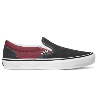 Vans Skate Slip On Shoes (Asphalt/Pomegranate)