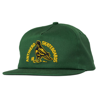 Anti Hero Clubhouse Snapback Hat (green/gold)