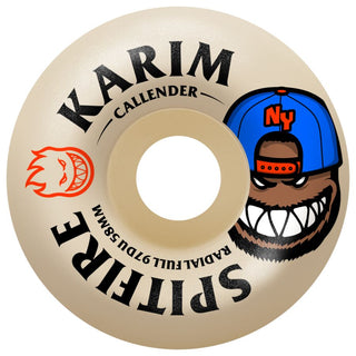 Spitfire F4 Karim Callender Burn Squad Radial Full Wheels (58mm)