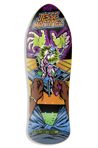World Industries Jesse Martinez Rock'Em Sock'Em Limited Edition Deck (10.126)