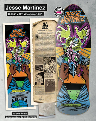 World Industries Jesse Martinez Rock'Em Sock'Em Limited Edition Deck (10.126)